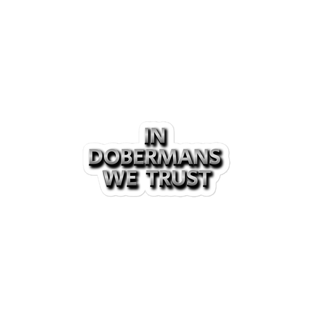 Trust 4 Bubble-free stickers