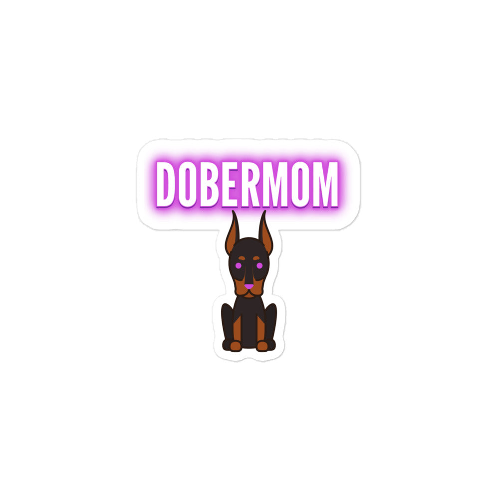 Dober Mom Bubble-free stickers