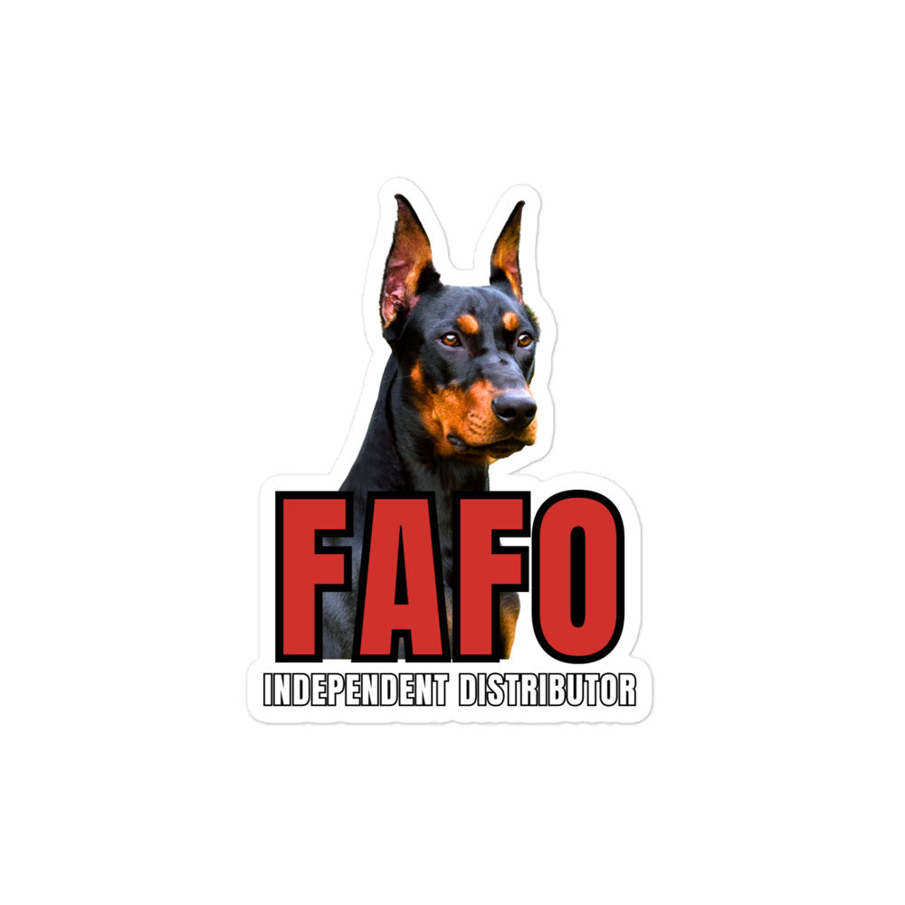 FAFO 1 Bubble-free stickers