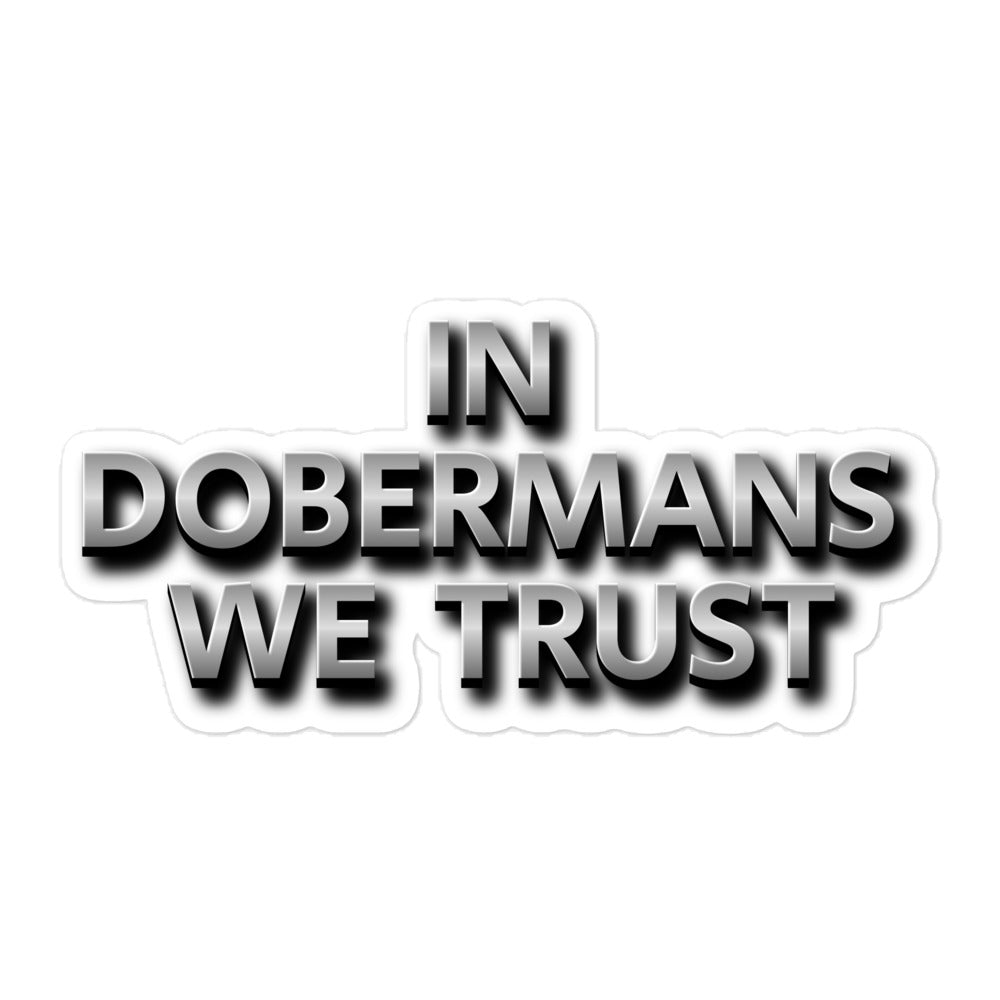Trust 4 Bubble-free stickers