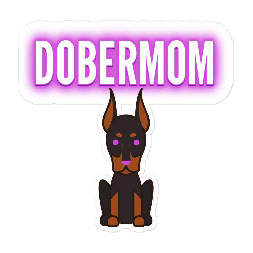 Dober Mom Bubble-free stickers
