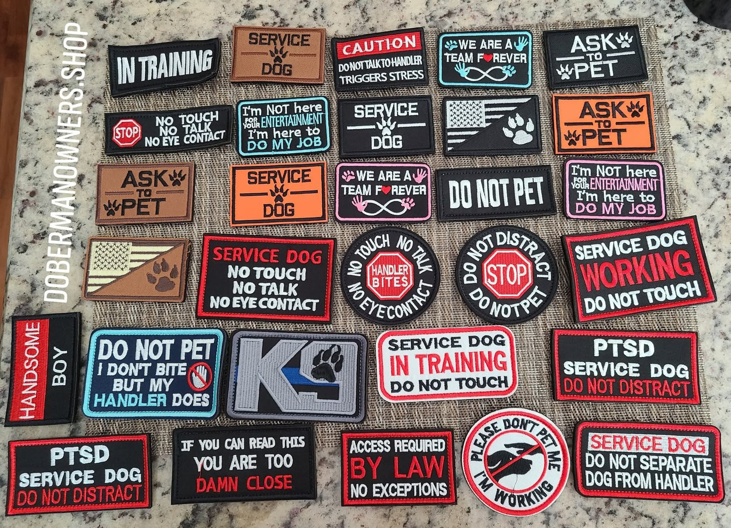 Patches with Velcro