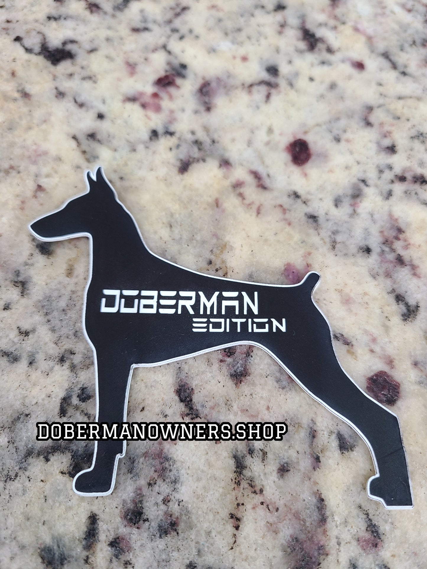 Doberman Edition 1, 2 & 3 Vinyl Cut 3M Vehicle Emblem