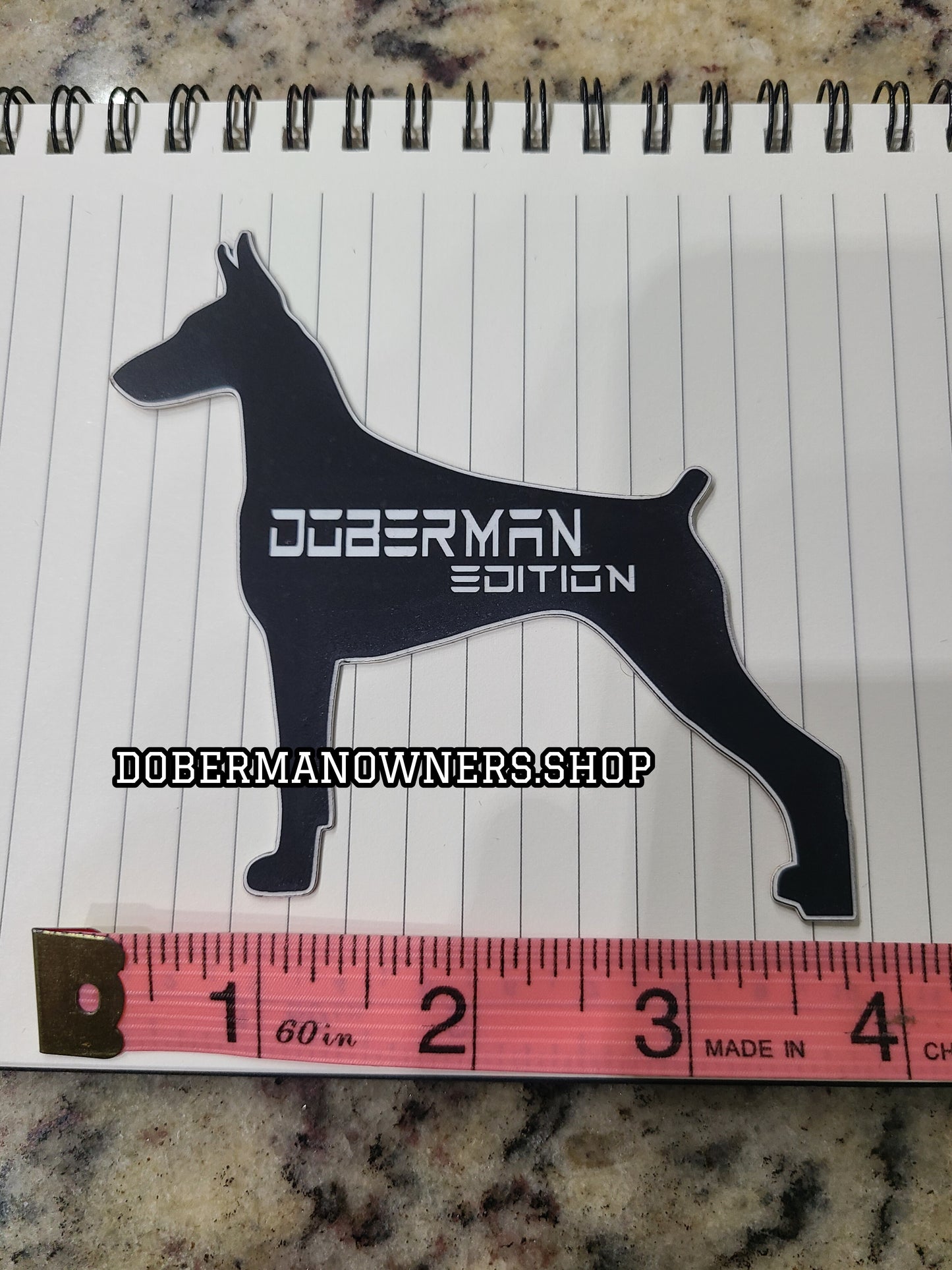Doberman Edition 1, 2 & 3 Vinyl Cut 3M Vehicle Emblem