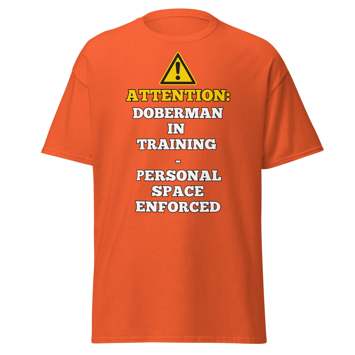 Warning 02 Unisex classic tee