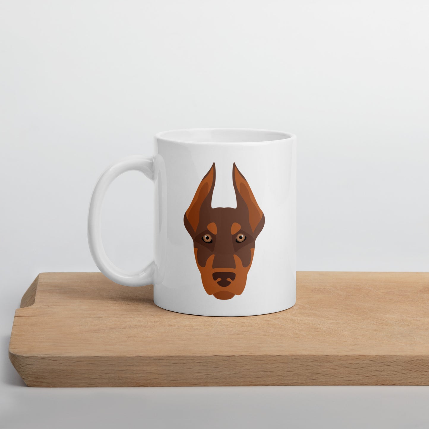 Caffeine Time 6 White glossy mug