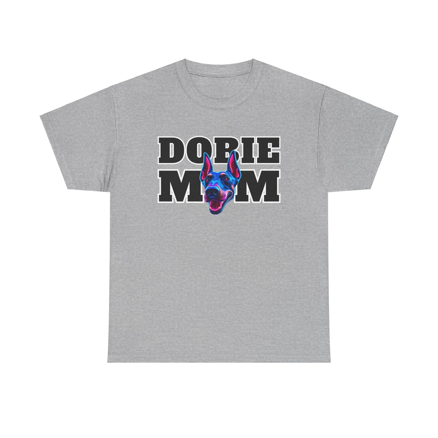 Dobie Mom 08 2025 Unisex Heavy Cotton Tee