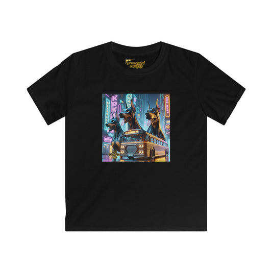 Luis Doberman Edition 003 Kids Softstyle Tee