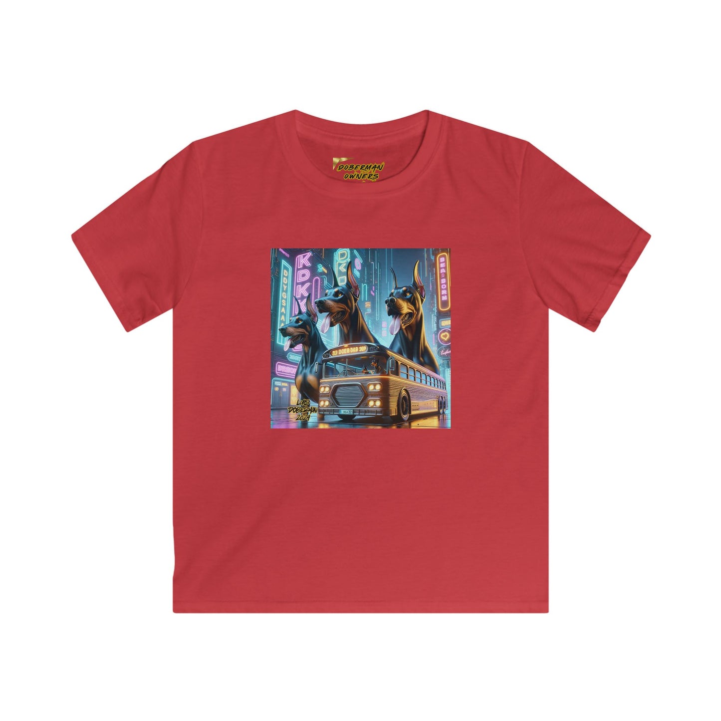 Luis Doberman Edition 003 Kids Softstyle Tee