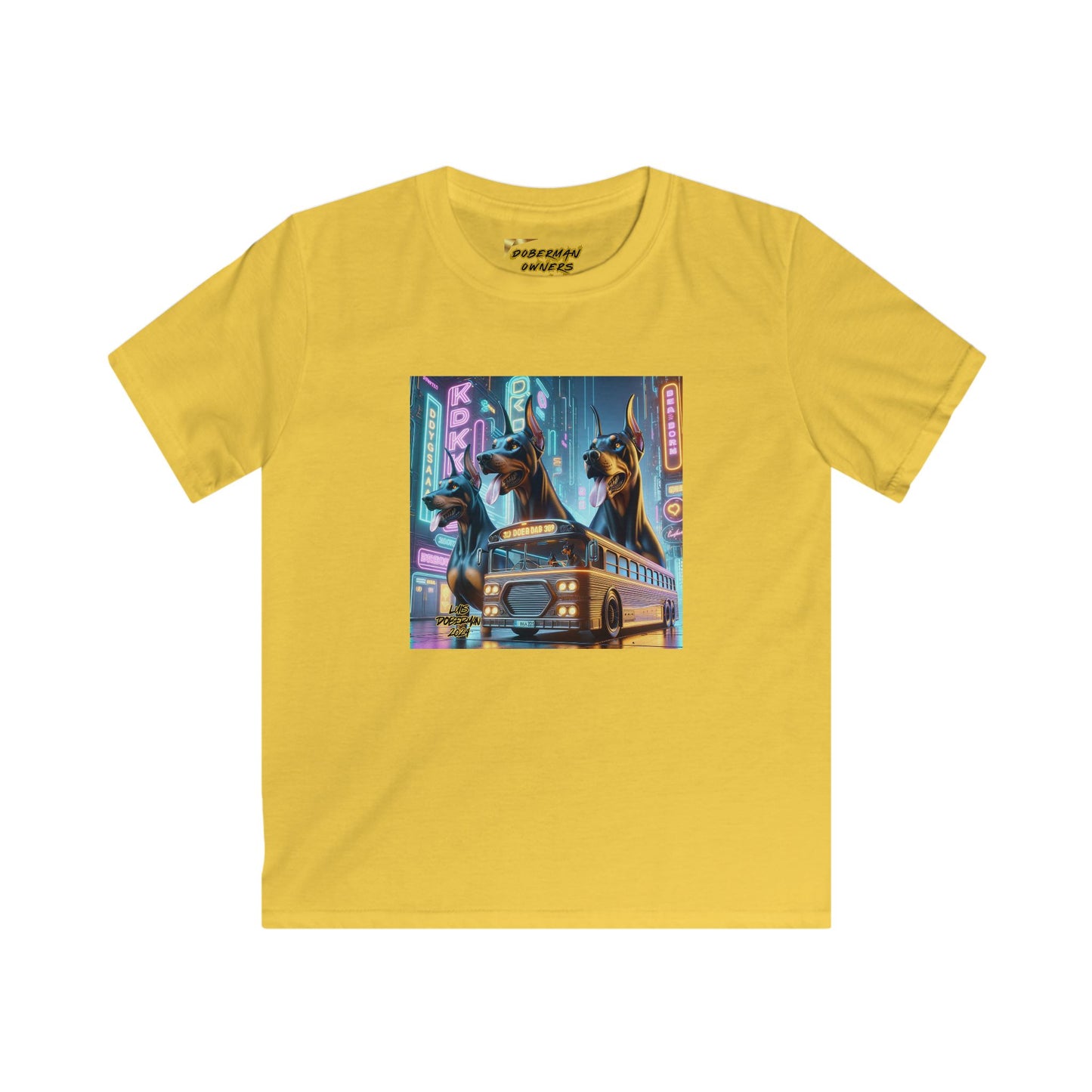 Luis Doberman Edition 003 Kids Softstyle Tee