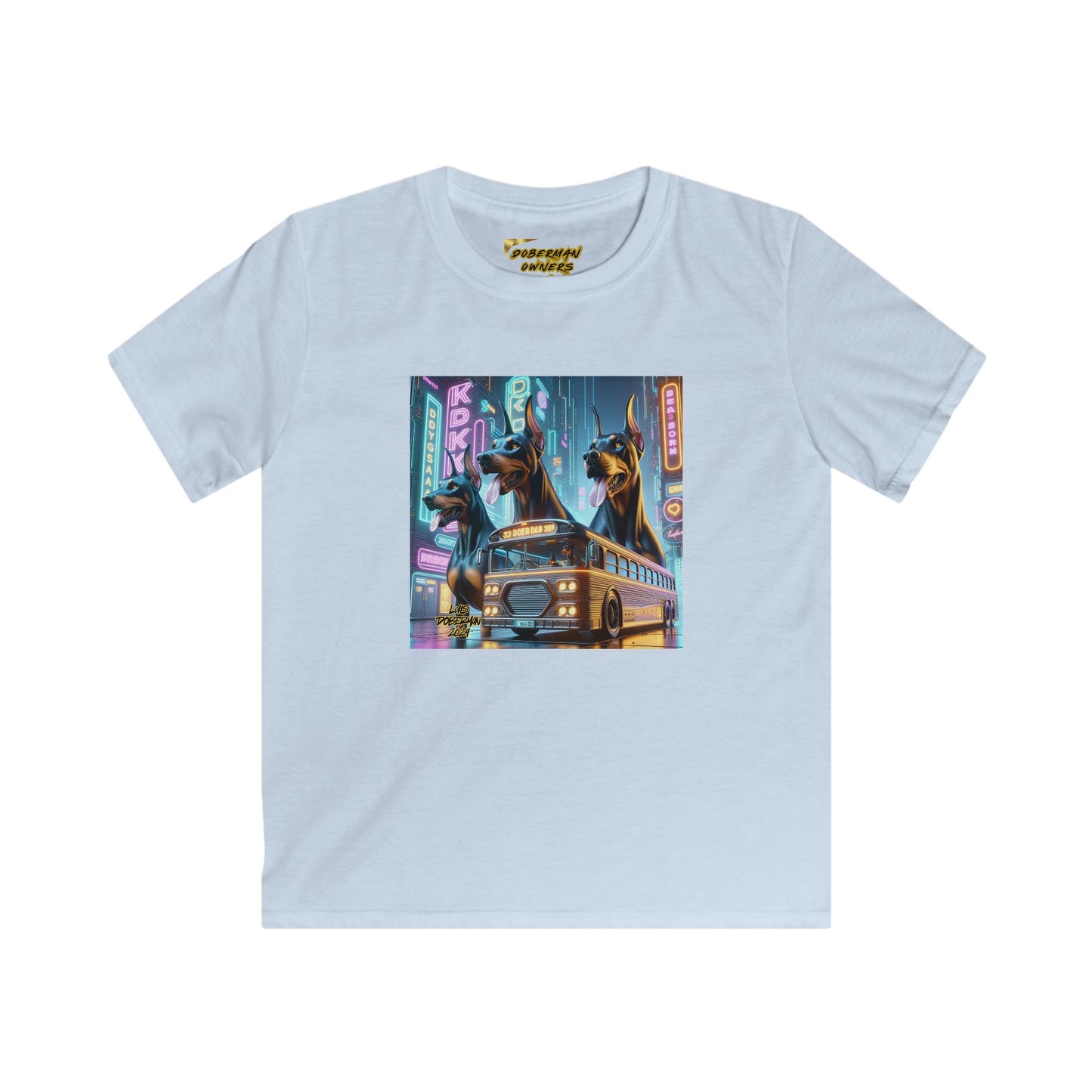 Luis Doberman Edition 003 Kids Softstyle Tee