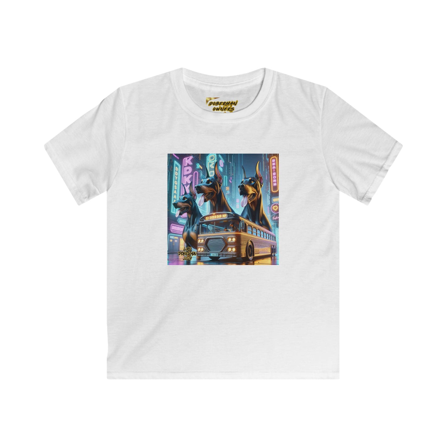 Luis Doberman Edition 003 Kids Softstyle Tee