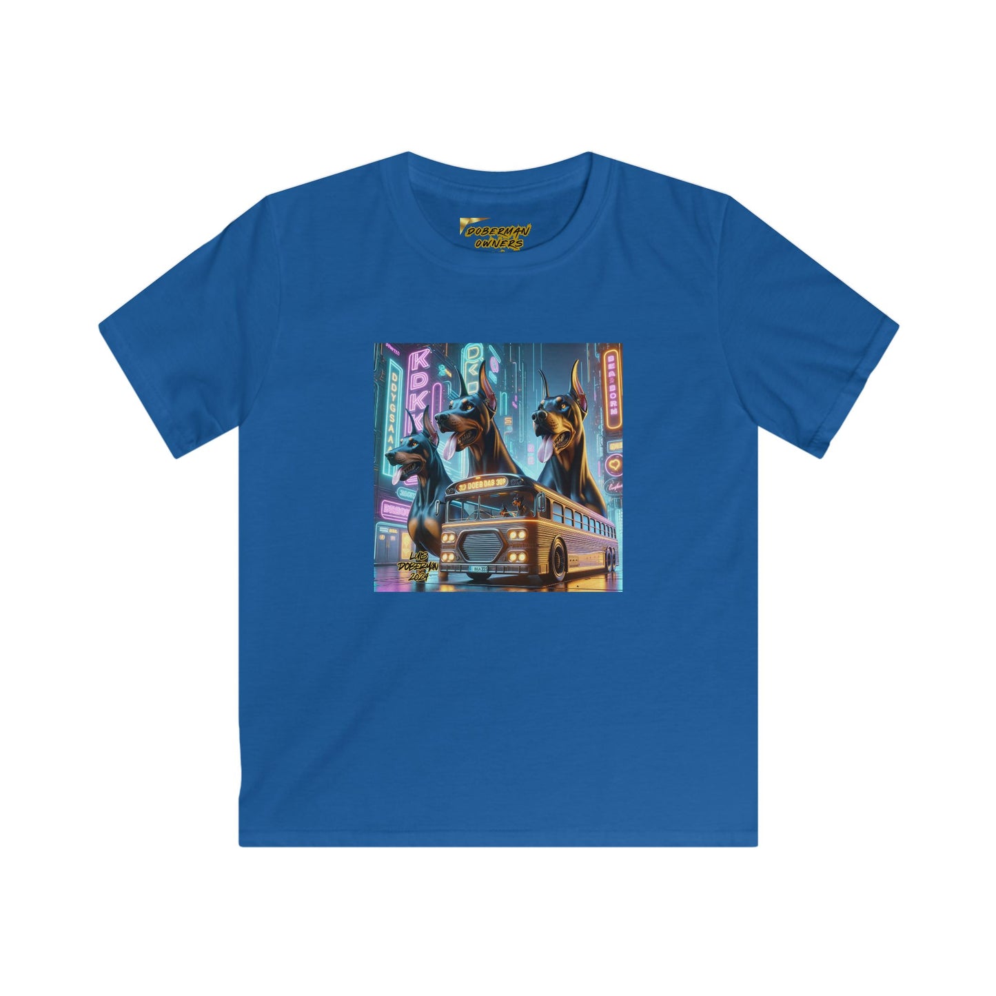 Luis Doberman Edition 003 Kids Softstyle Tee