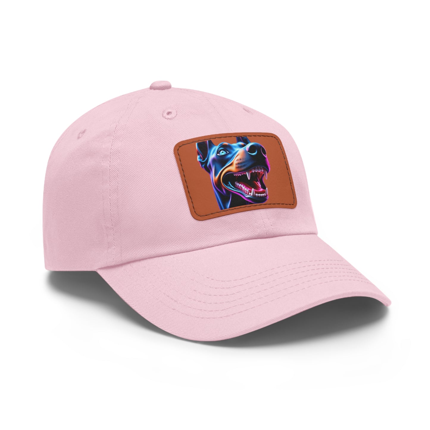 Smiles 1 Dad Hat with Leather Patch (Rectangle)