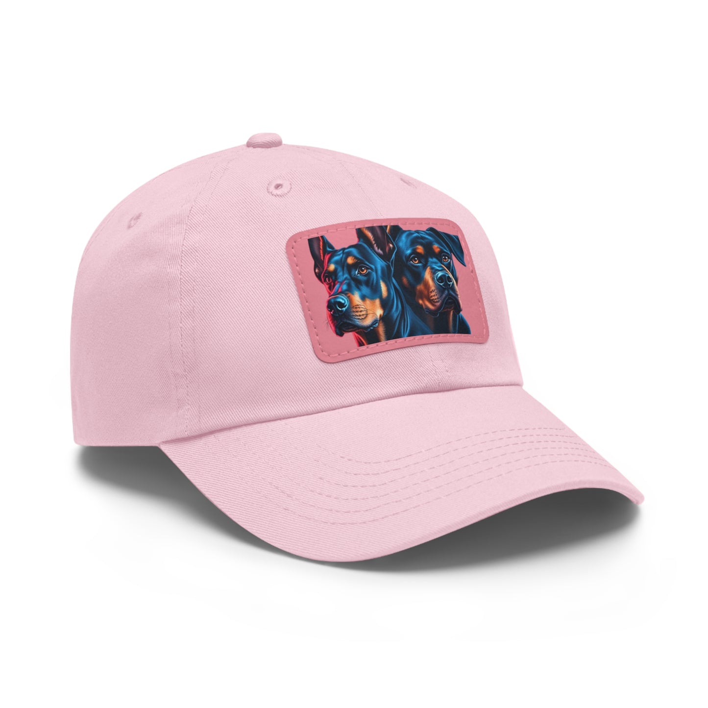 Los Primos 1 Dad Hat with Leather Patch (Rectangle)