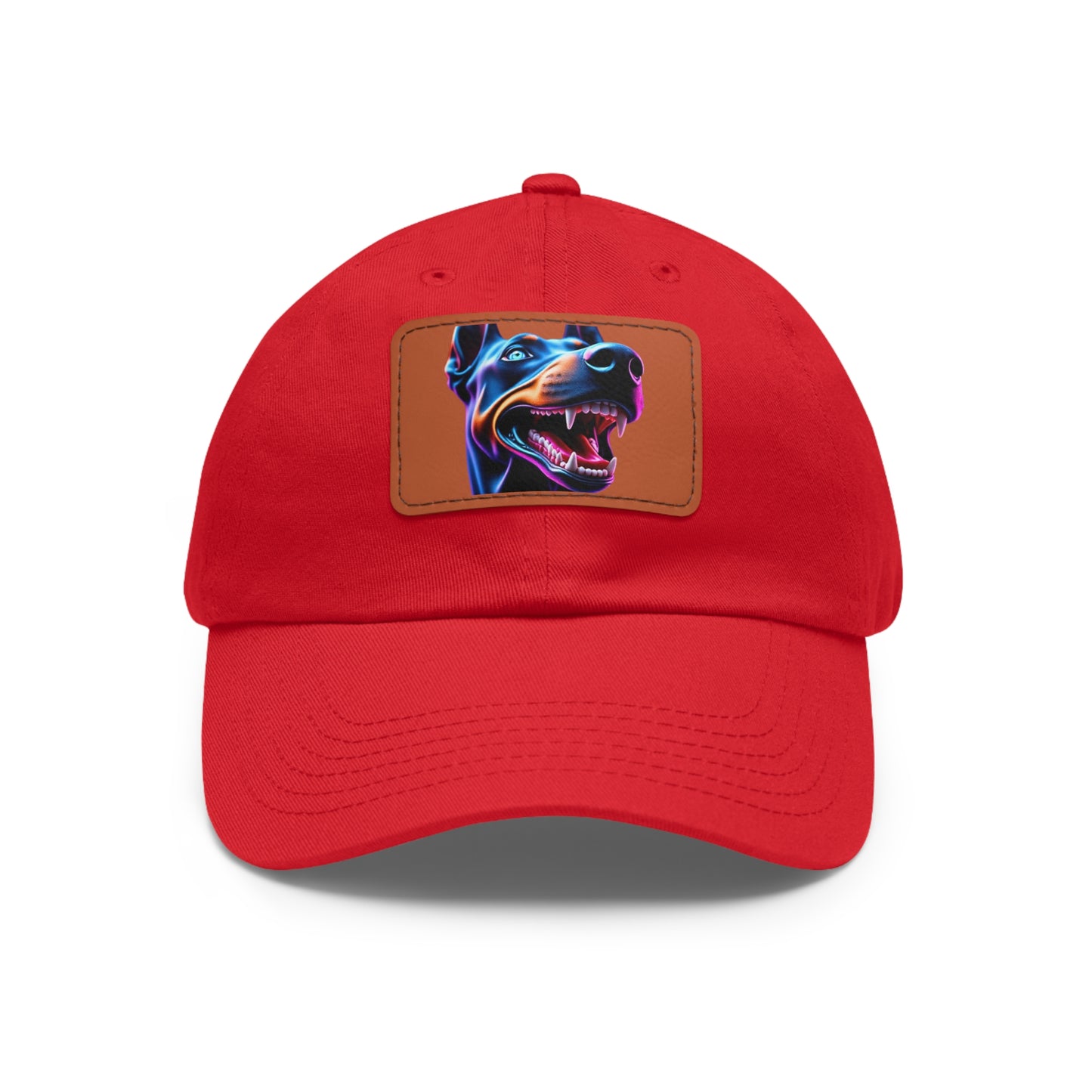 Smiles 1 Dad Hat with Leather Patch (Rectangle)