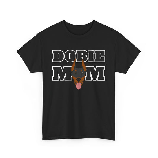 Dobie Mom 02 2025 Unisex Heavy Cotton Tee