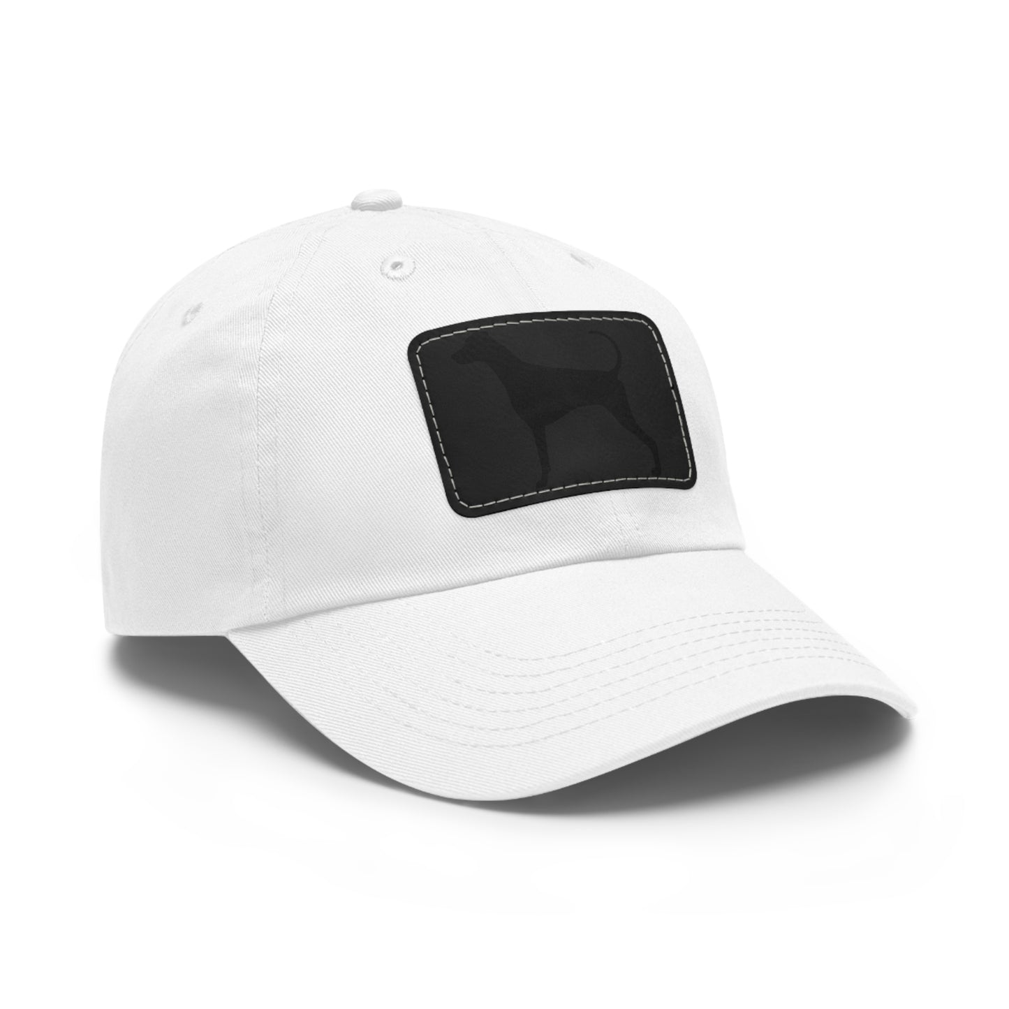 Stay 1 Dad Hat with Leather Patch (Rectangle)