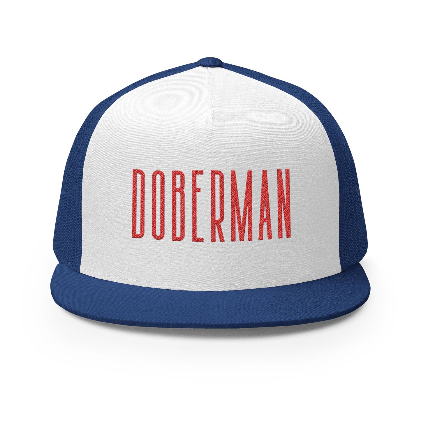 Doberman 3 Panel Trucker Cap