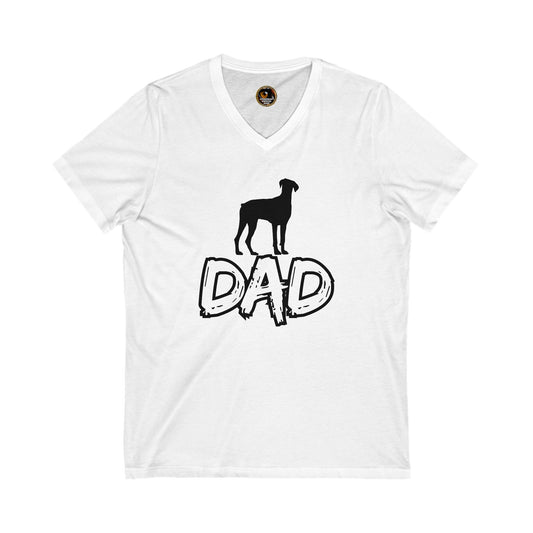 Dad 1 Special Edition Private Label Unisex Jersey Short Sleeve V-Neck Tee