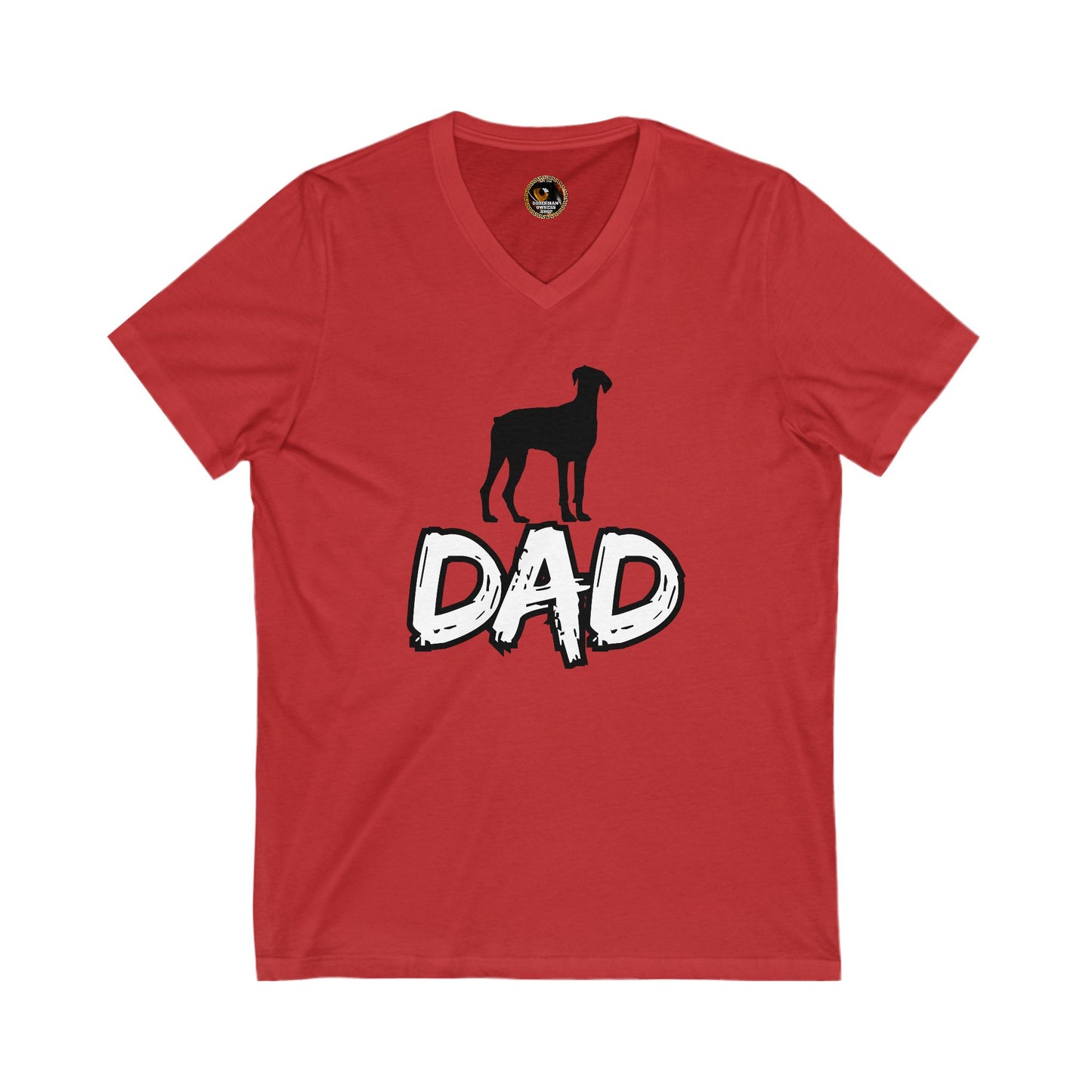 Dad 1 Special Edition Private Label Unisex Jersey Short Sleeve V-Neck Tee