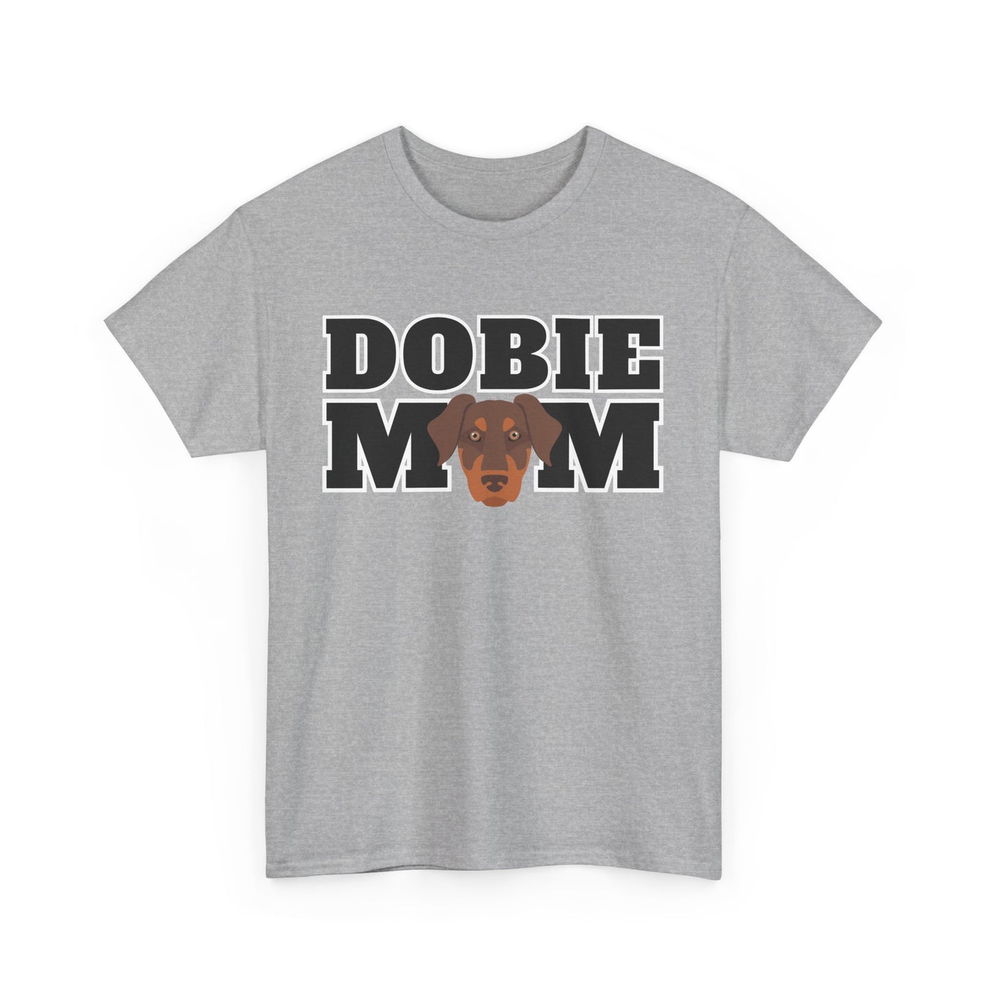 Dobie Mom 04 2025 Unisex Heavy Cotton Tee