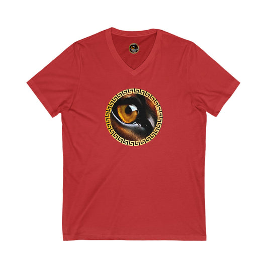 DTT 9 Private Label Unisex Jersey Short Sleeve V-Neck Tee