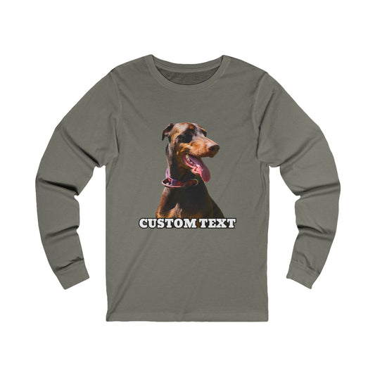 Custom Unisex Jersey Long Sleeve Tee