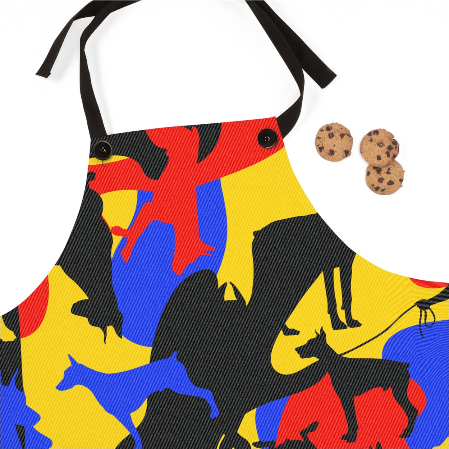 Doberman Camo Pattern 9 Apron (AOP)