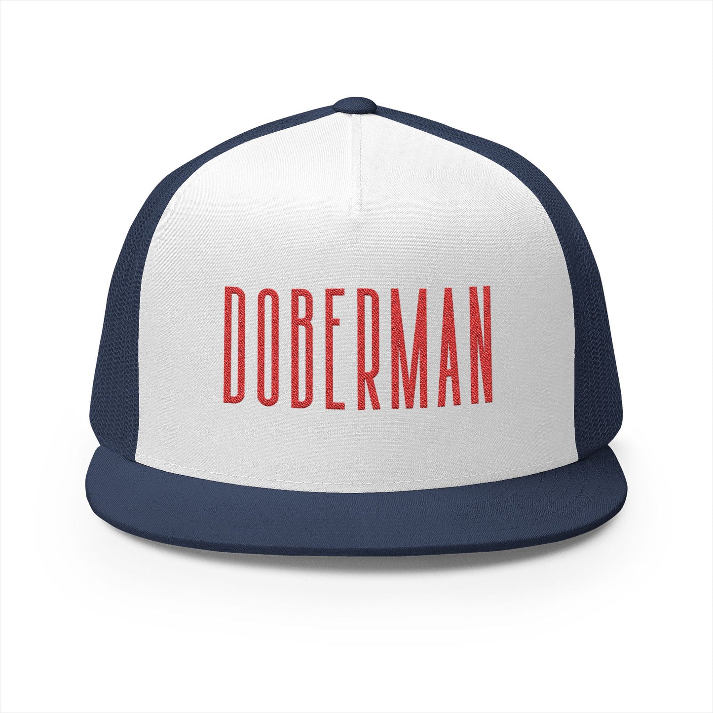 Doberman 3 Panel Trucker Cap