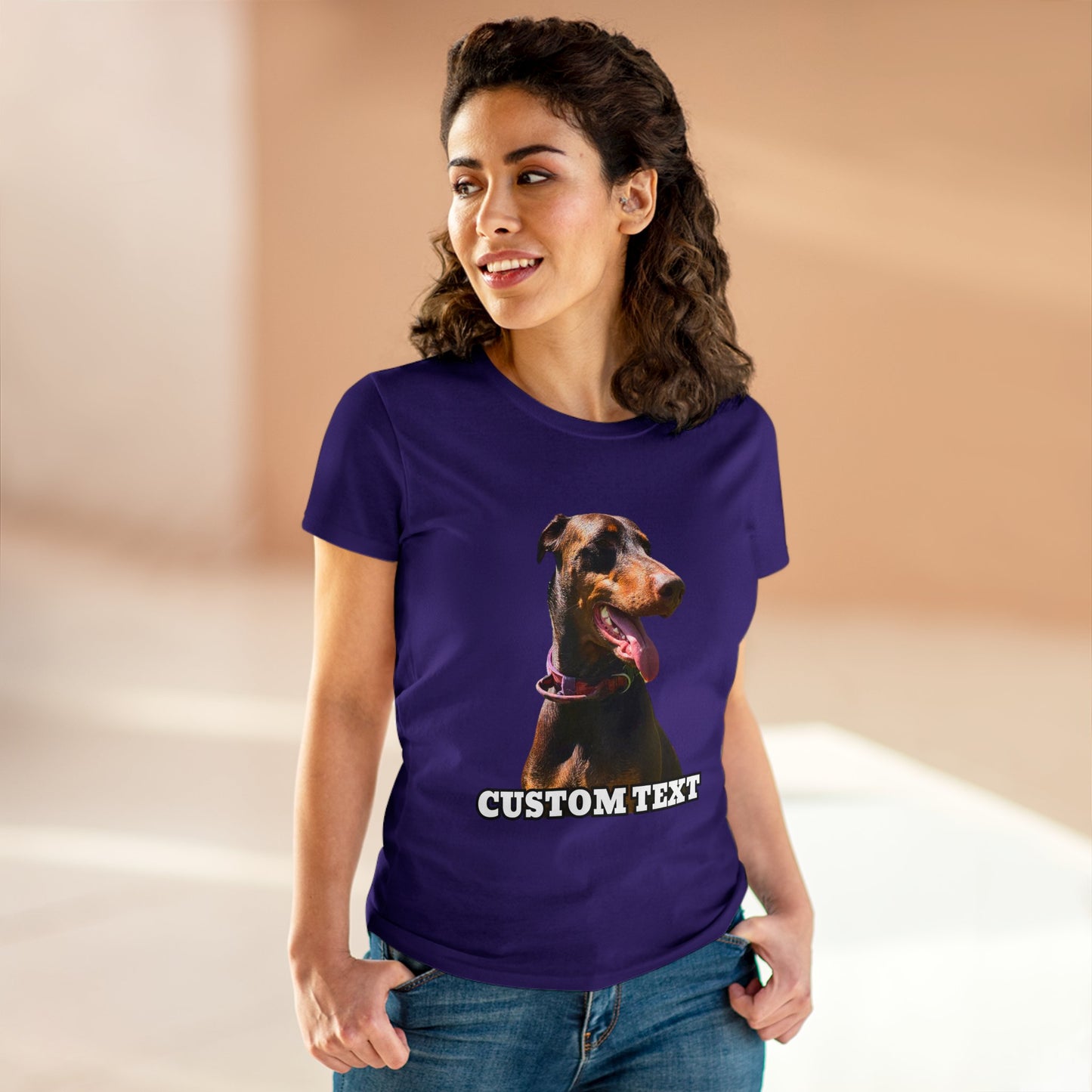 Custom Women's Midweight Cotton Tee