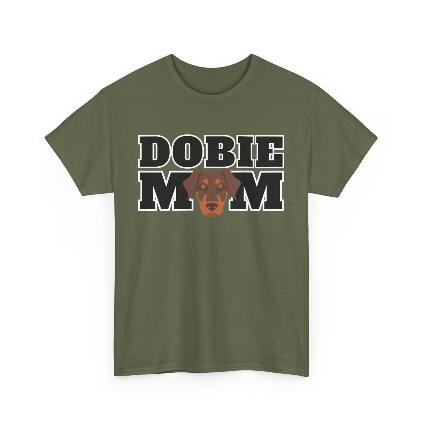 Dobie Mom 04 2025 Unisex Heavy Cotton Tee