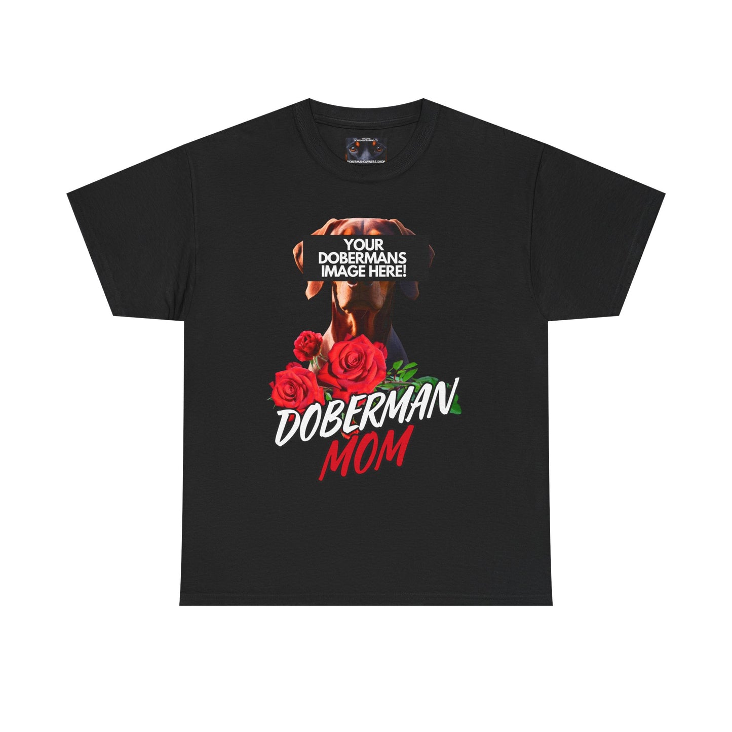 Custom Mom Roses  Private Lable Unisex Heavy Cotton Tee