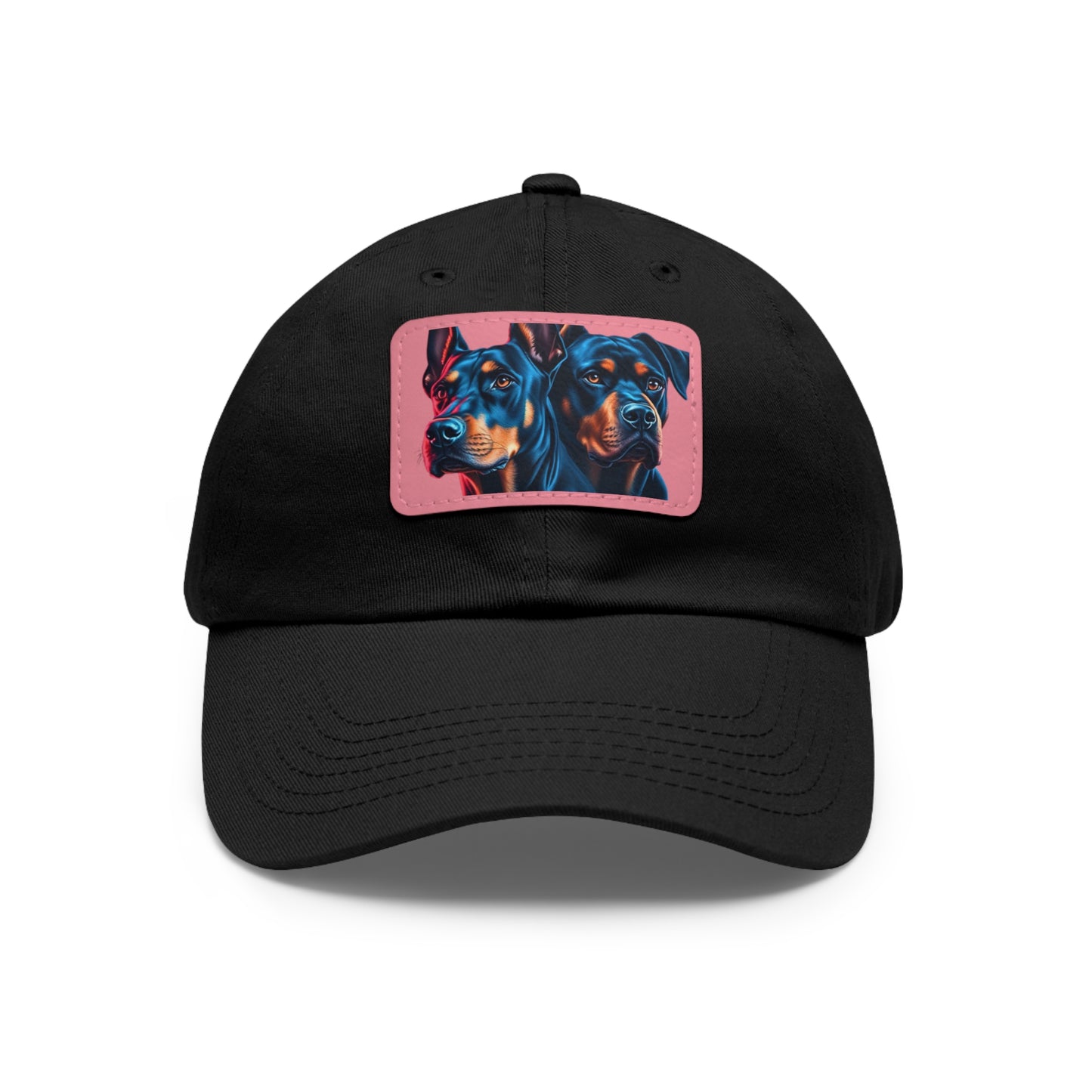 Los Primos 1 Dad Hat with Leather Patch (Rectangle)