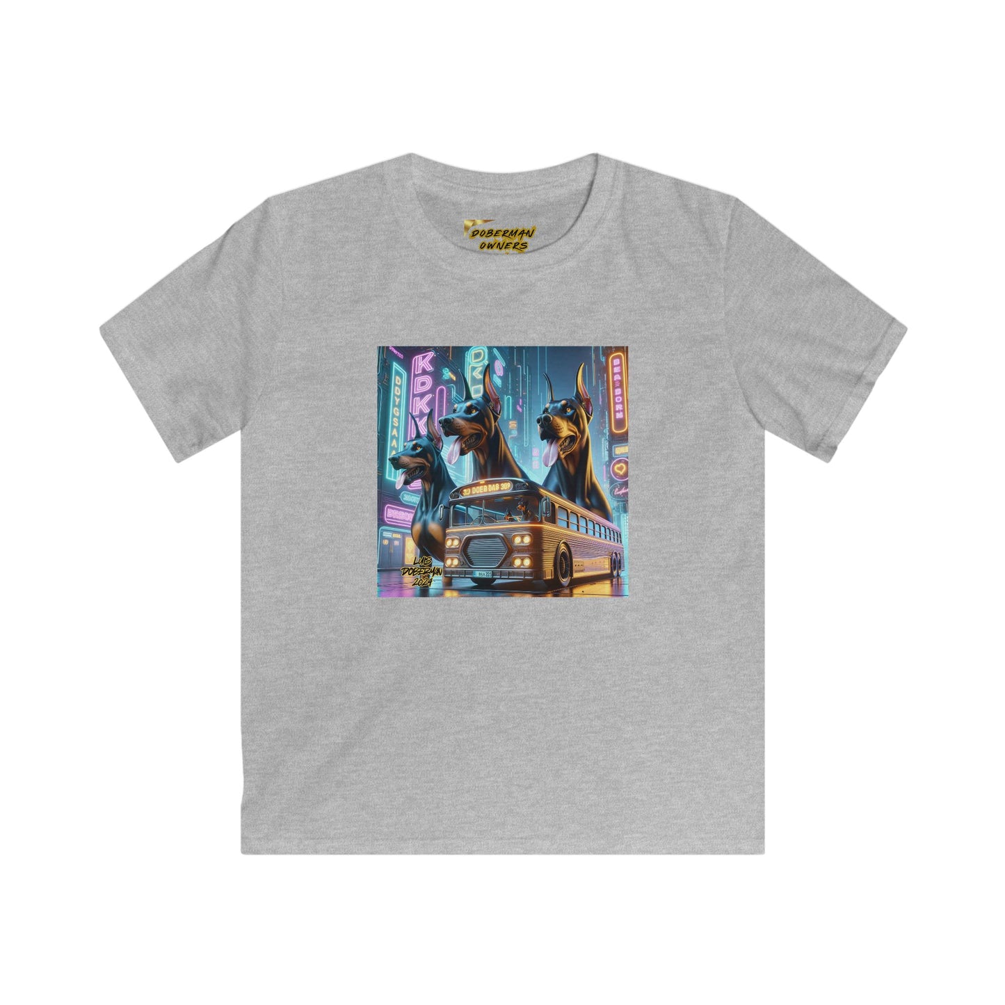 Luis Doberman Edition 003 Kids Softstyle Tee