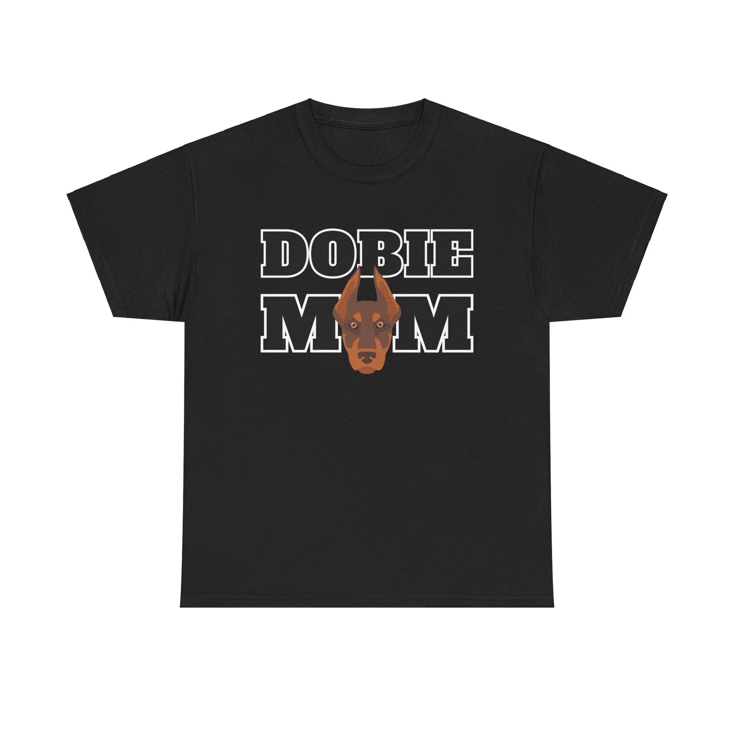 Dobie Mom 07 2025 Unisex Heavy Cotton Tee