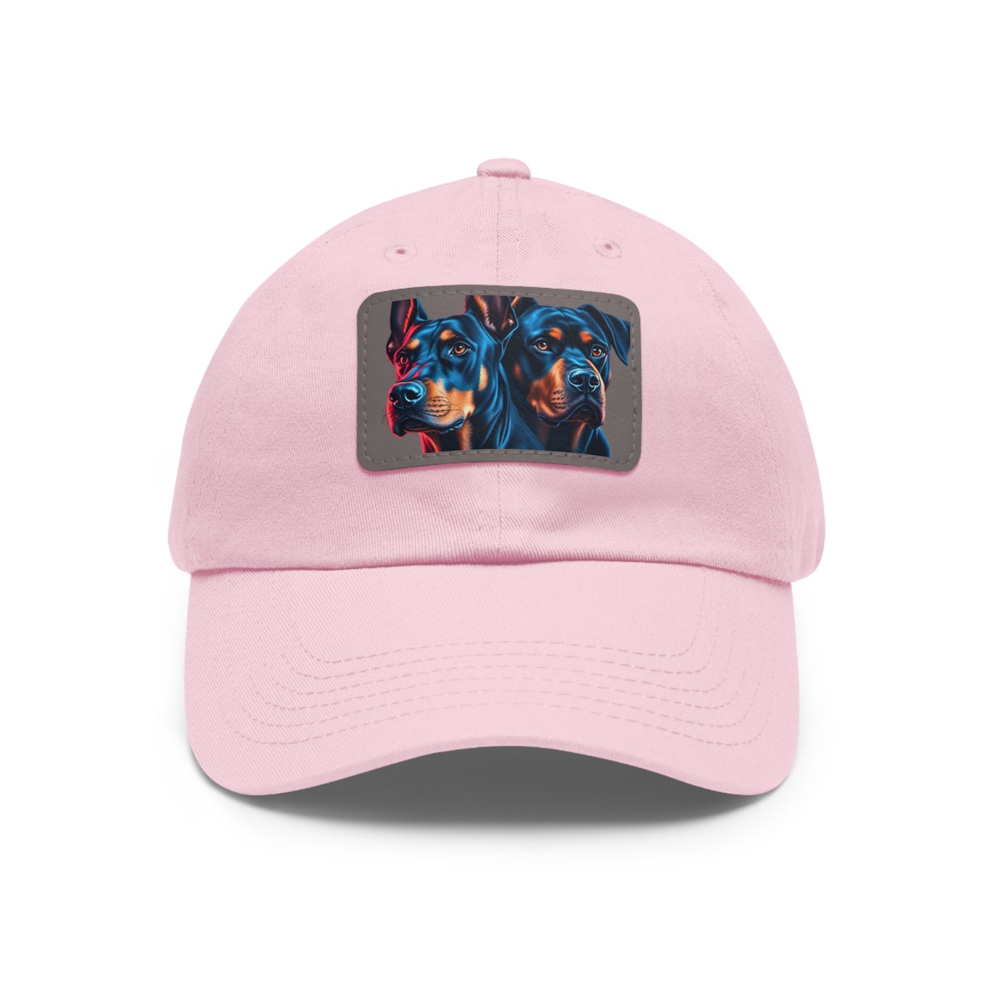 Los Primos 1 Dad Hat with Leather Patch (Rectangle)