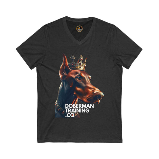 DTT 3 Private Label Unisex Jersey Short Sleeve V-Neck Tee
