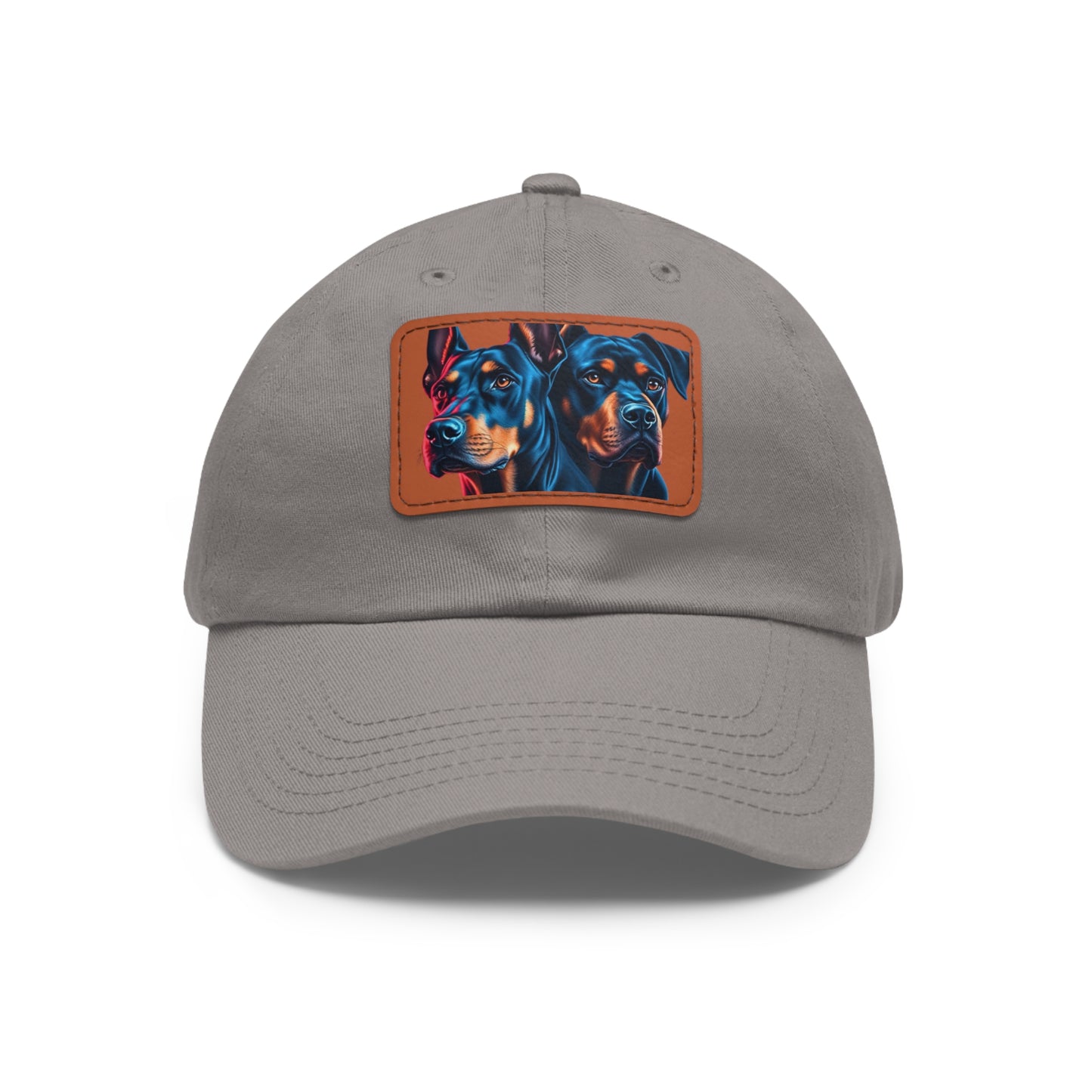 Los Primos 1 Dad Hat with Leather Patch (Rectangle)