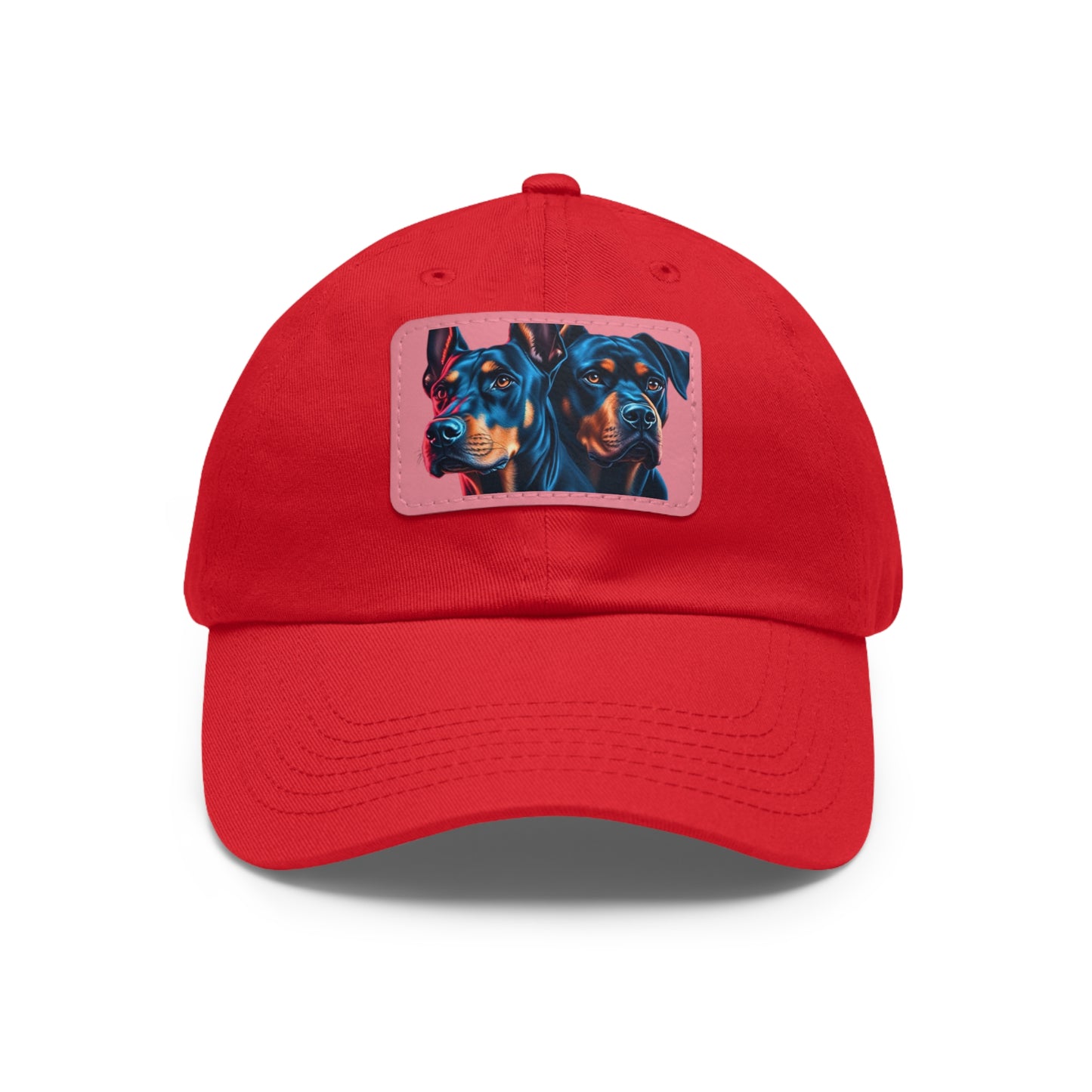 Los Primos 1 Dad Hat with Leather Patch (Rectangle)