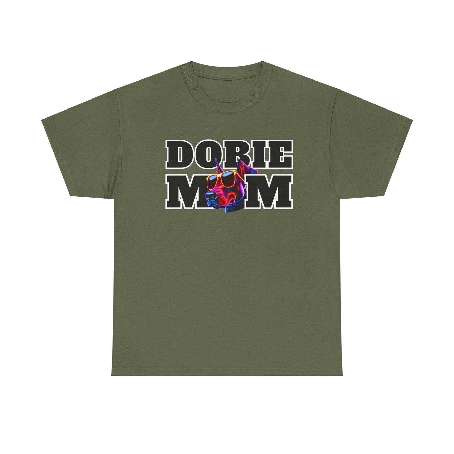 Dobie Mom 09 2025 Unisex Heavy Cotton Tee