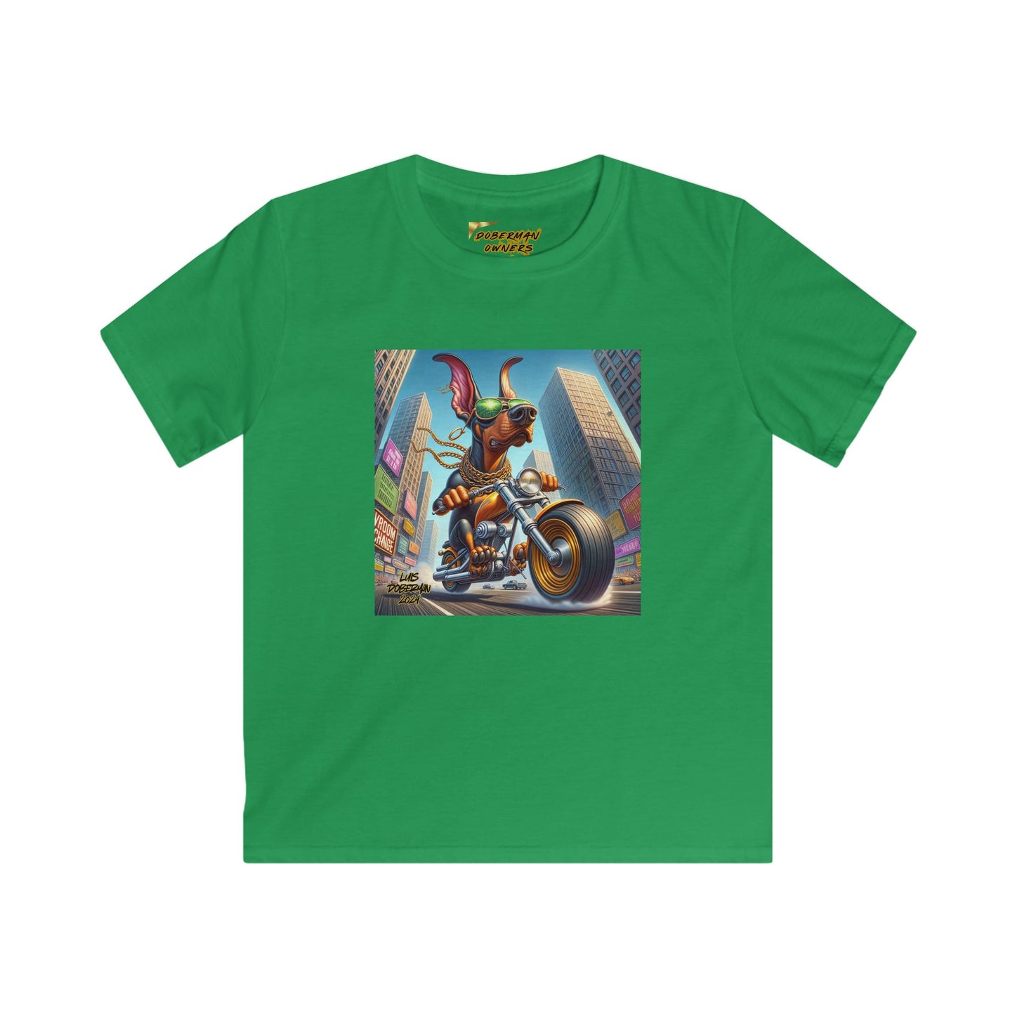 Luis Doberman Edition 002 Kids Softstyle Tee