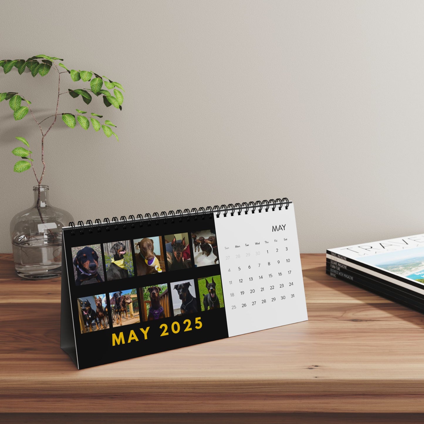 DTT 3rd Edition Desktop Calendar (2025 grid)