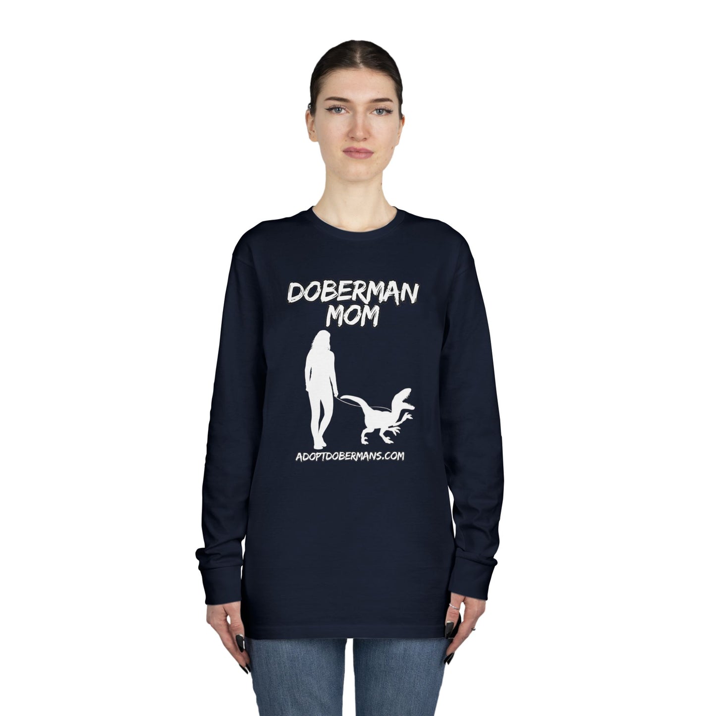 Adopt Mom 11 | Long Sleeve Crewneck Tee