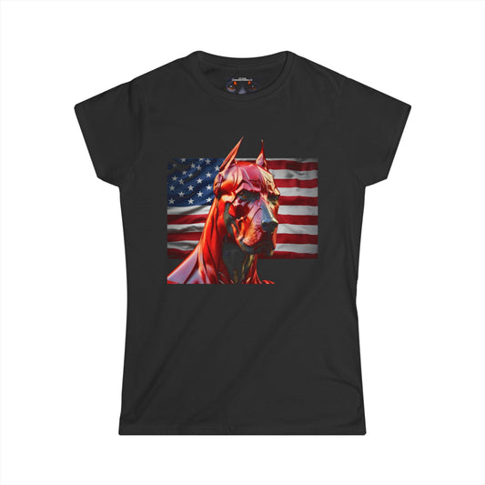USA 3 Women's Softstyle Tee