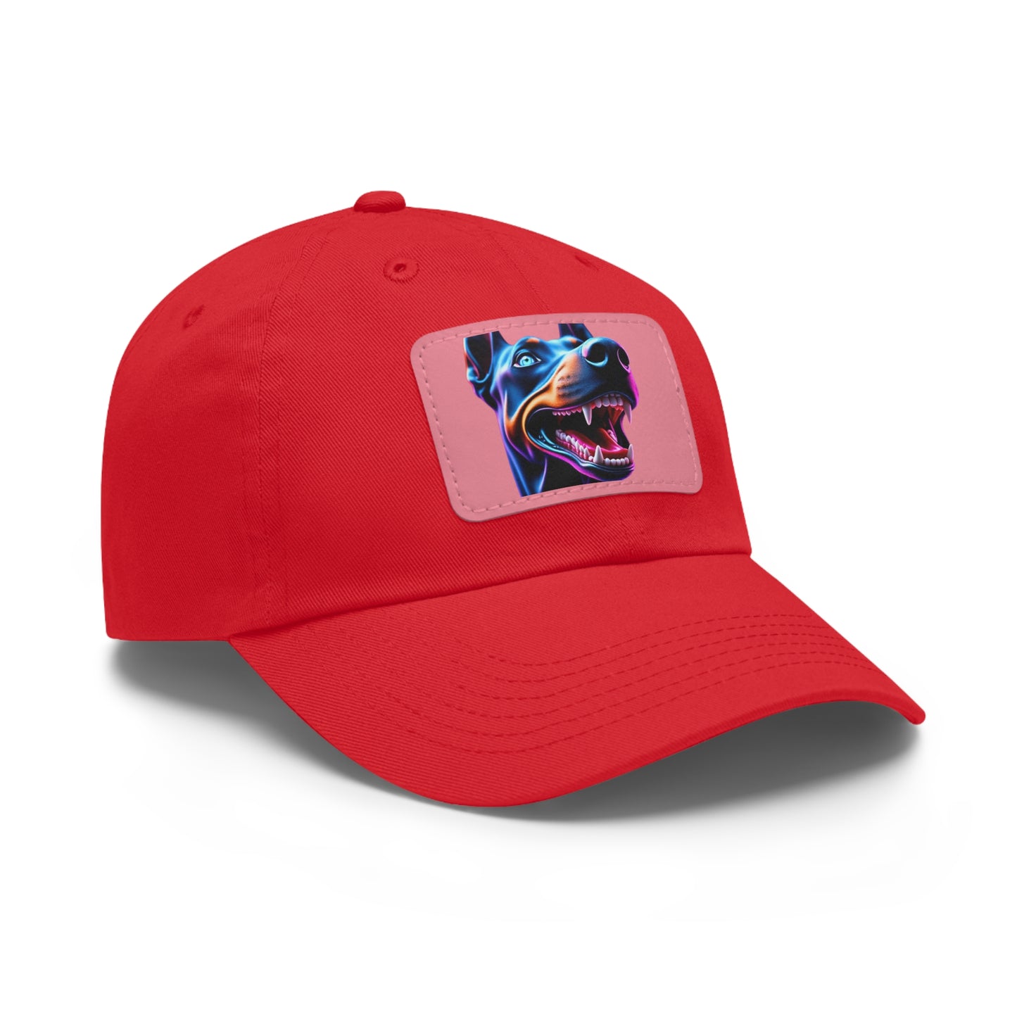 Smiles 1 Dad Hat with Leather Patch (Rectangle)