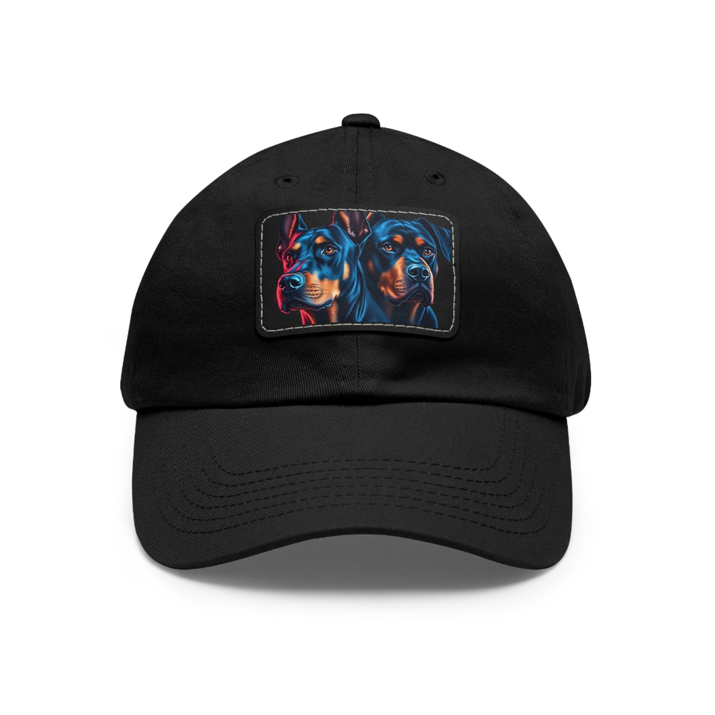 Los Primos 1 Dad Hat with Leather Patch (Rectangle)