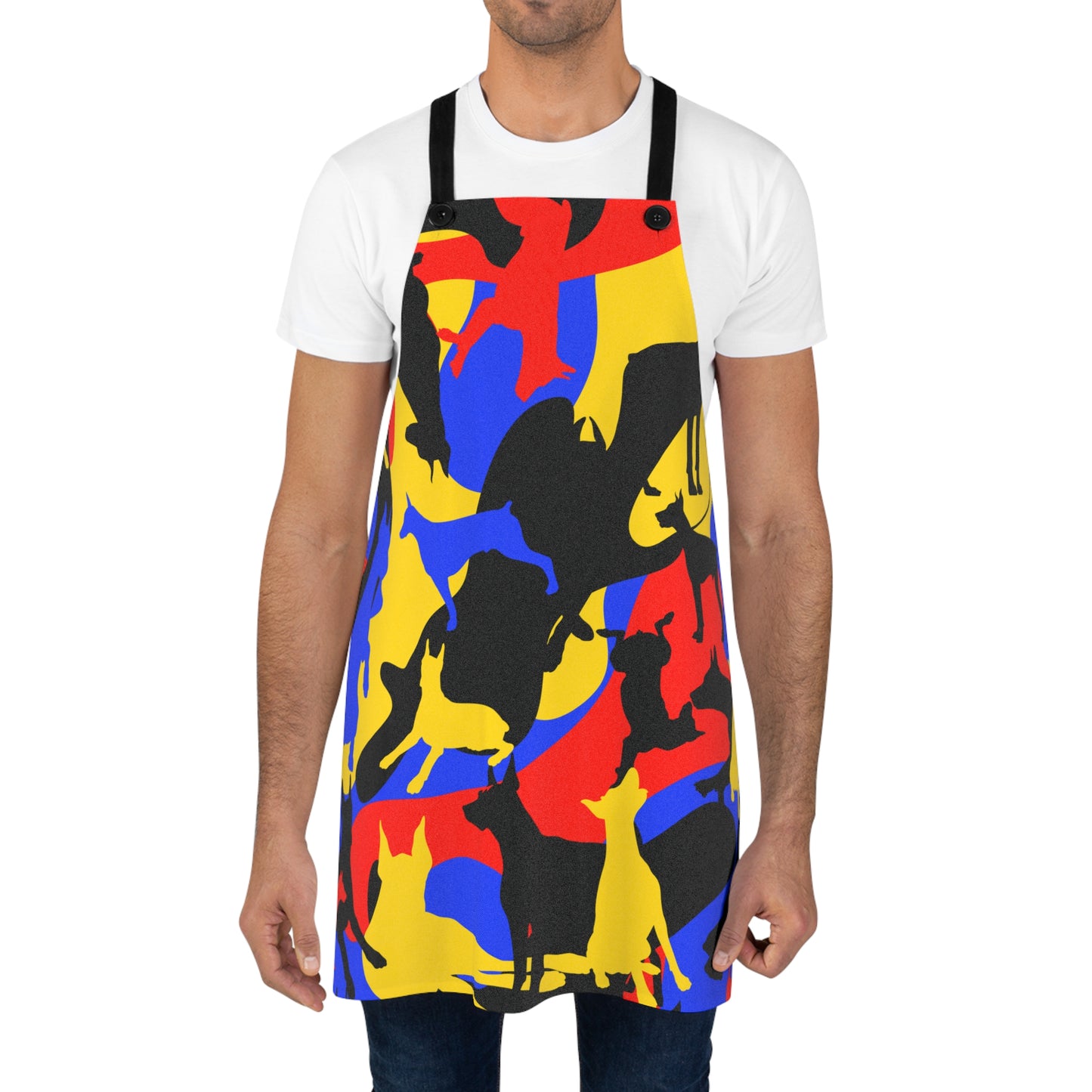 Doberman Camo Pattern 9 Apron (AOP)