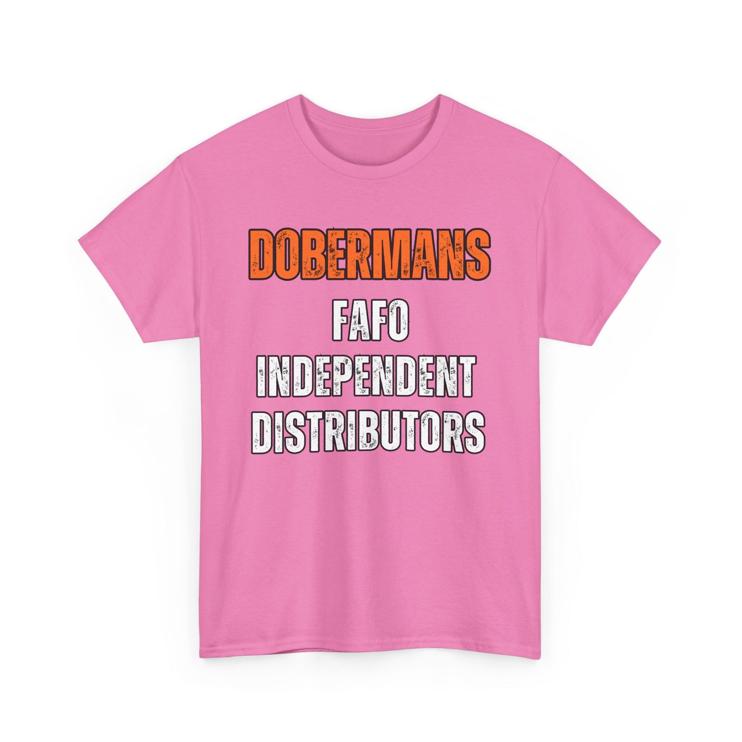 Dobermans Because 5 2025 Unisex Heavy Cotton Tee