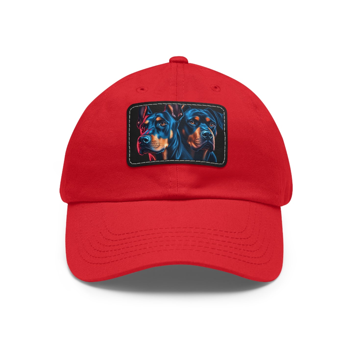 Los Primos 1 Dad Hat with Leather Patch (Rectangle)